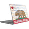 California Flag Light Wood Surface Laptop Studio Skin